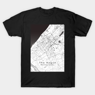 THe Hague Netherlands City Map T-Shirt